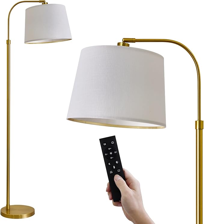 Oneach 62" Arc Floor Lamp for Living Rooms, Modern Reading Light for Bedrooms - Image 9