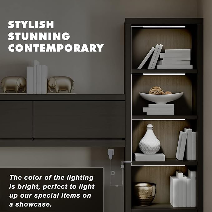JUSJUBR LED Display Lights Cold White, Strip Light Bars - Image 2