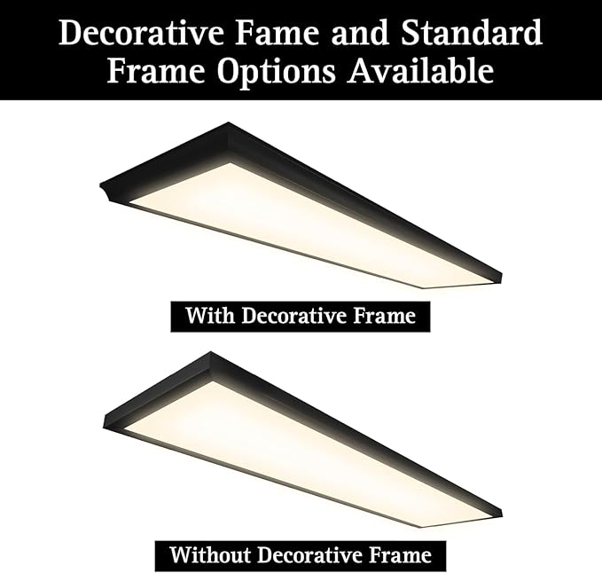 Ultralux 1x4 ft Surface Mount Ceiling Light Panel – Slim, Edge Lit, Flush Mount - Image 5