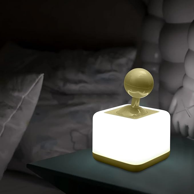 Night Light Lamp Rocker Night Light, 2-Speed Timer Bedside Night Lamp - Image 6