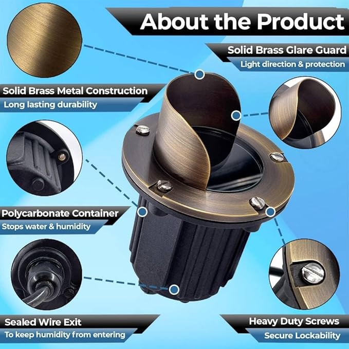 LED Low Voltage Landscape Lighting Well Lights 174 - Image 2