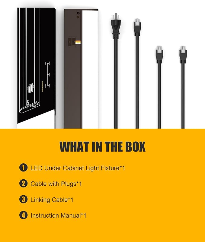 Hardwired Under Cabinet Lighting, 16 inch 3CCT - Image 7