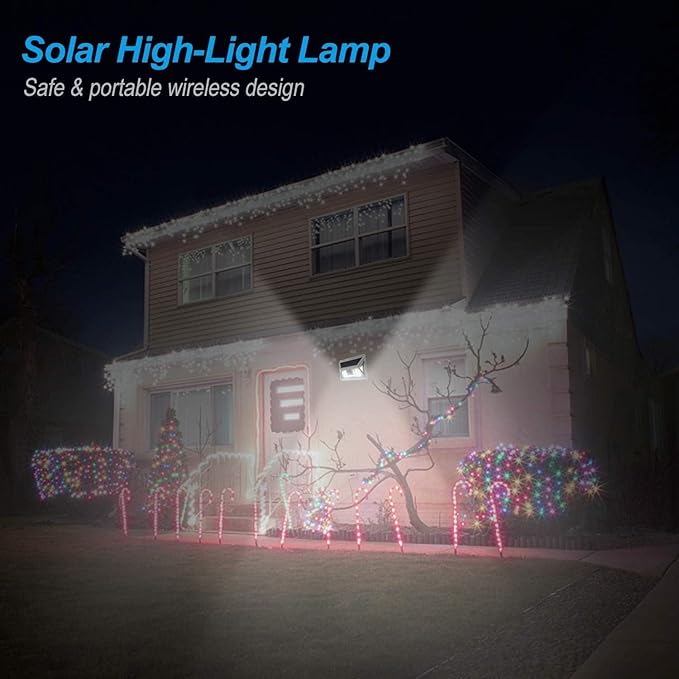 Upgrade 3-Pack Solar Motion Sensor Lights - Image 4