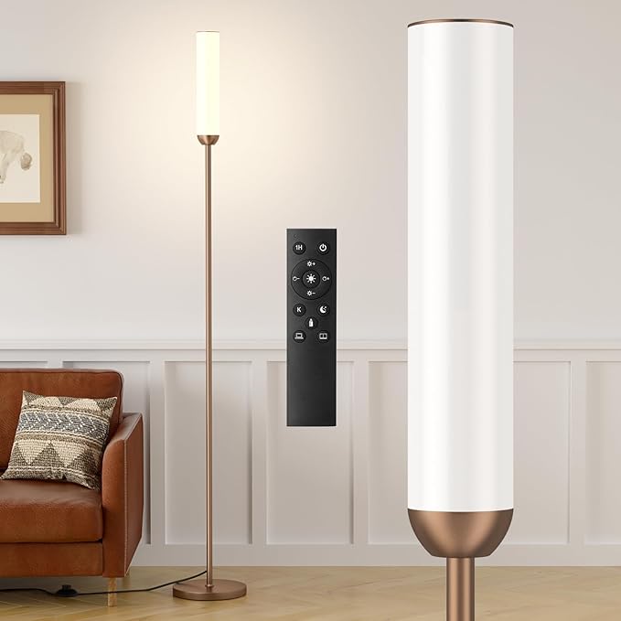 Ambimall LED Floor Lamp with Remote Control, Foot Switch by Ambimall