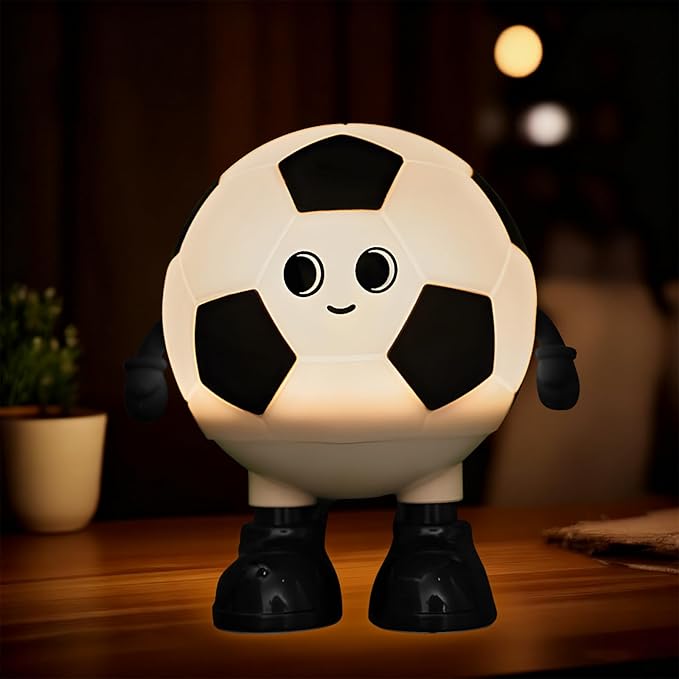 Cute Soccer Ball Night Light by HPYDIY
