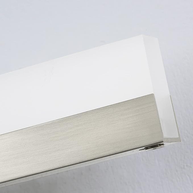 PRESDE 24 Inch LED Bathroom Vanity Light Bar, Modern Brushed Nickel Wall - Image 5