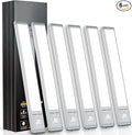 Under Cabinet Lights, 76 LED Operated Motion Sensor Light Indoor, 1500mAh USB by SOUL+LINK