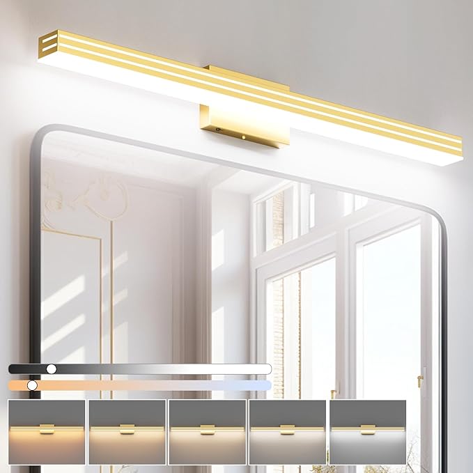 Ralbay 40inch Gold Vanity Light by RalbayLighting