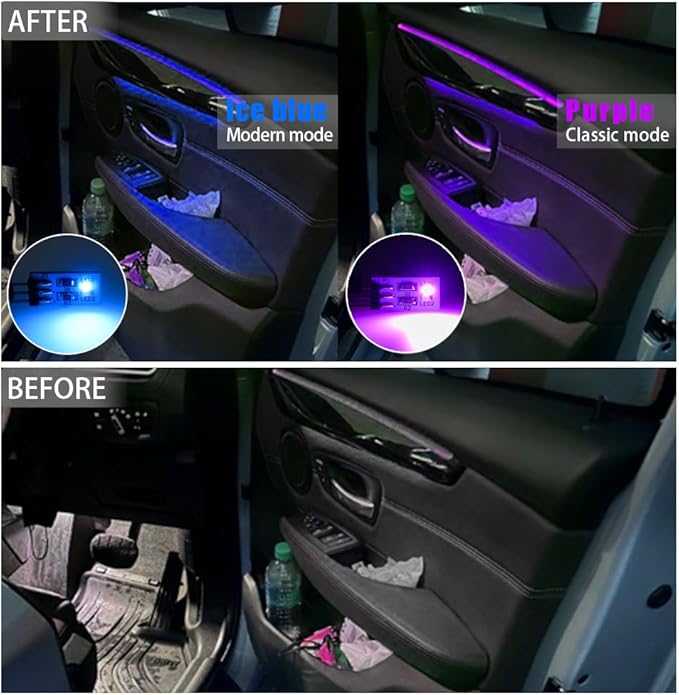 NJSBYL Blue-Purple Interior Ambient Lighting LED Circuit Board - Image 4
