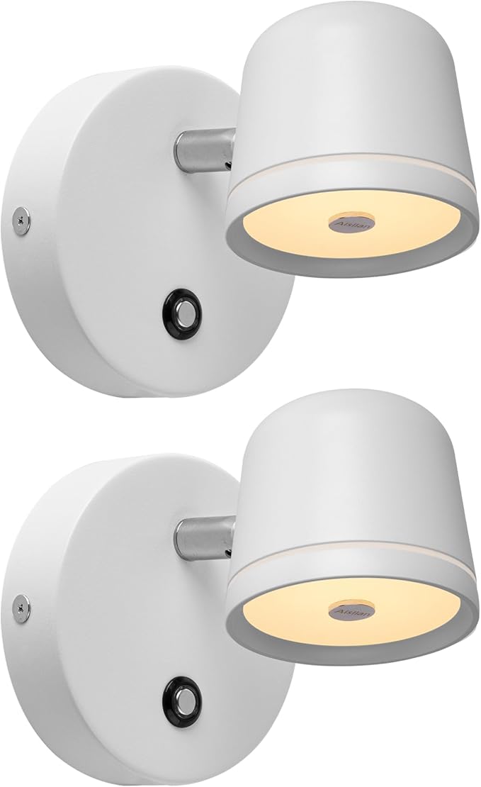 Aisilan Wall Sconce Set of 2, Hardwired Touch Dimmable Wall Light - Image 9