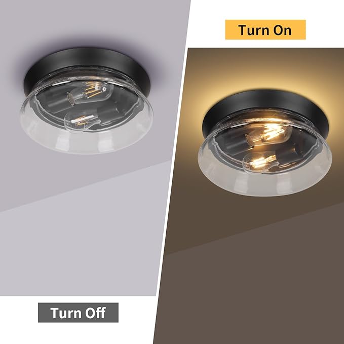 Motion Sensor Outdoor Ceiling Light, Farmhouse Waterproof Ceiling Light - Image 5