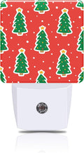 Christmas Trees Night Light, Plug-in Nightlight by FOISIIAEA