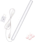 Under Cabinet Light, 12 Inch Plug in LED Closet Light by Jusjubr