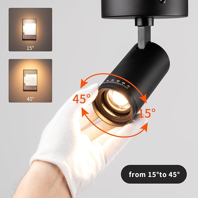 mirrea 5-Color Zoomable Indoor Spot Lights, LED Ceiling Spotlight Lighting - Image 4
