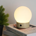 Small Cute Cordless Table Lamp Rechargeable, Battery Operated Shower Lamp by WEILAILUX