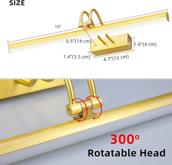 Picture Light, Picture Lights for Wall Cordless, Battery Wall Lights for - Image 8