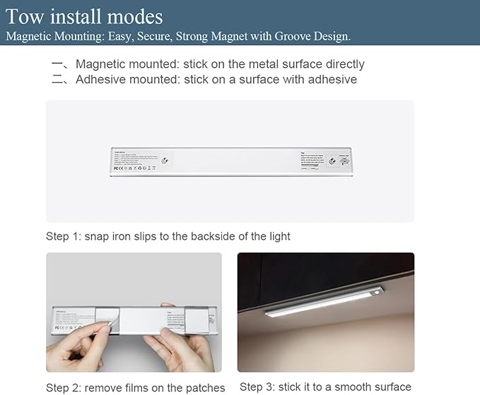 TECHNOVA Wireless Under Cabinet Lighting - Image 4
