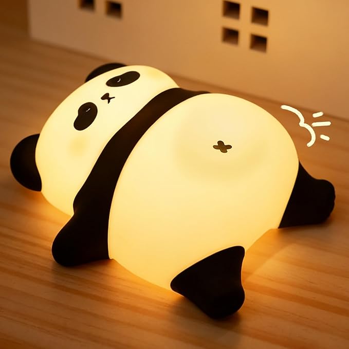 Snoring Panda Night Light for Kids, Upgraded Large Novelty Nursery Nightlight by NesveCit