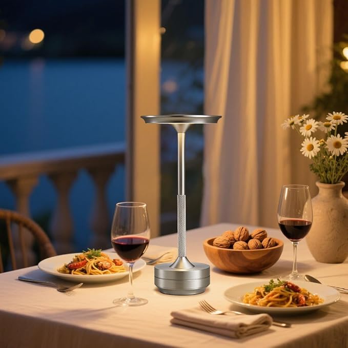 EJQ Cordless Rechargeable Table Lamps, Portable 6000mAh Battery Desk Lamp - Image 4