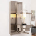 Brushed Nickel Wall Sconces Light, Modern Wall Sconces Bathroom Light Fixtures by Unknown