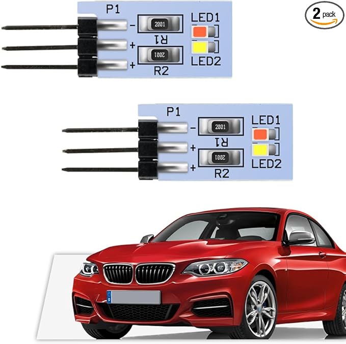 NJSBYL 2PCS LED Interior Ambient Lighting Circuit Board by NJSBYL