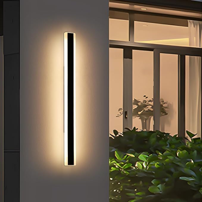 Outdoor Long Strip Wall Lights, 59inch Modern LED Wall Sconces, 3 Color - Image 7