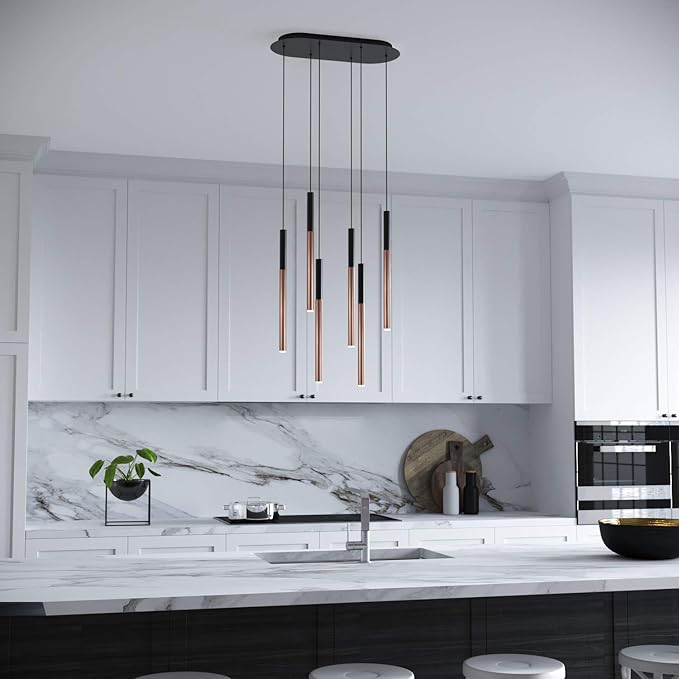 ALTAIR 6 Mini Pendant Lighting Black-Copper - Image 4