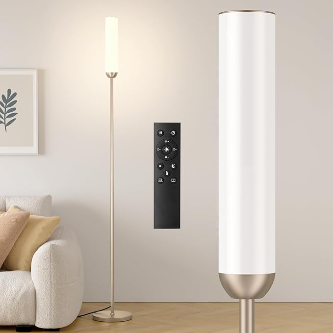 Ambimall LED Floor Lamp with Remote Control, Foot Switch by Ambimall