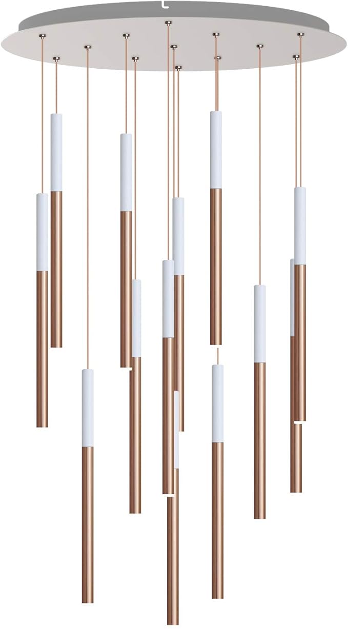 ALTAIR 13 Mini Pendant Lighting White-Copper by CONTECDEVELOPMENT