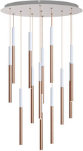 ALTAIR 13 Mini Pendant Lighting White-Copper by CONTECDEVELOPMENT