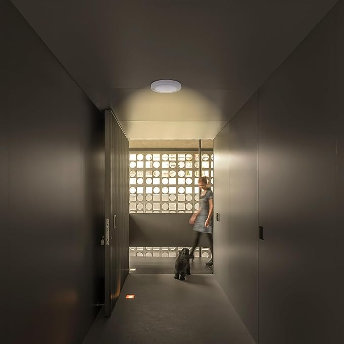 YoonLIT Flush Mount PIR Motion Sensor LED Ceiling Light, 6.2 Inch 10.5W 800 - Image 6