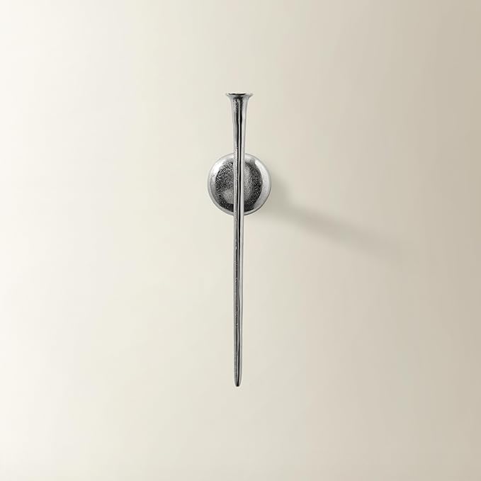 Z Gallerie One Piece Aspar Wall Sconce, Modern Candle Holder - Image 4