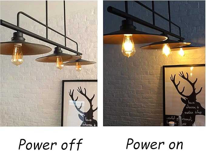 ASOKO LED Dimmable Vintage Edison Led Bulbs 6W Antique Style, 2300K Warm White - Image 4