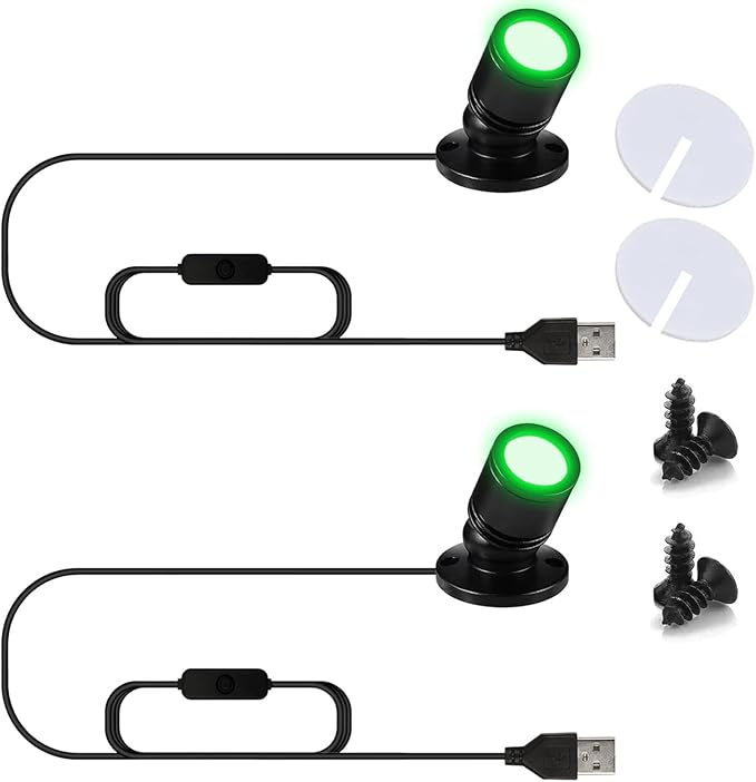 USB Powered Mini Spotlights for Displays 2-Pack – 5V Small LED Spot Lights - Image 8