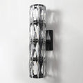 Crystal Wall Sconce, Indoor Modern Sconces Wall Lighting, Matte Black Wall by LosneolazLighting