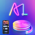 AI LED Neon Rope Light, RGBIC Neon Strip Light by ISyncPlug