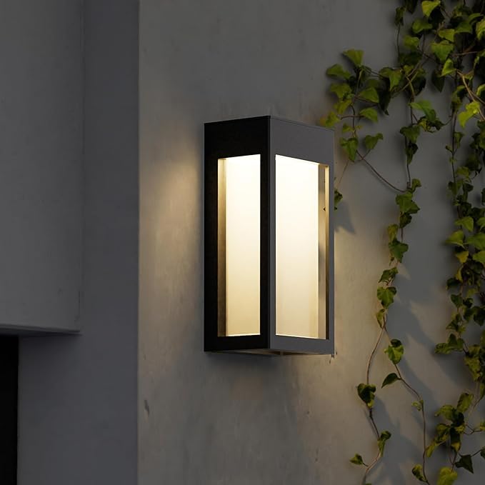 Solar Yard 4-Pack Outdoor Wall Lights, Light Fixture, LED Exterior Lighting by SolarYard