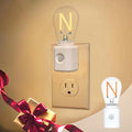Amber Night Light with Motion Sensor, 10-100LM 2200K Dimmable N-Type Plug-in by LUMILECT