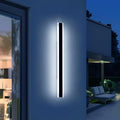 57inch Modern Long Outdoor Wall Lights, 3000K-6000K Dimmable Linear Wall Sconce by Daoseolo