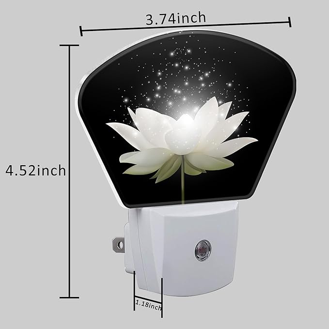 Magic White Lotus Flower Night Light - Image 5