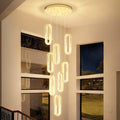 Modern Led Gold Chandelier Adjustable 8 Rings Crystal Chandelier by Ykolupty