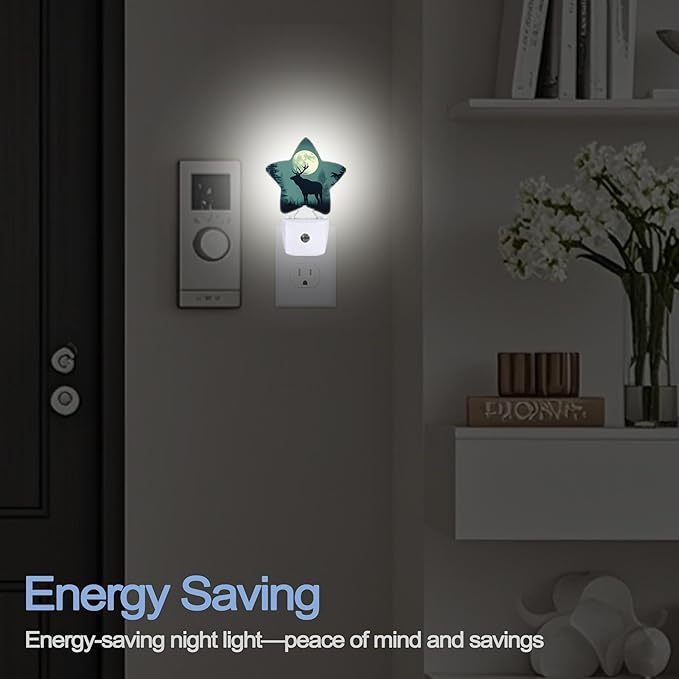 Night Light, Forest Deer Plug into Wall - Image 5