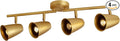 Aisilan LED 4-Light Track Lighting Fixtures Ceiling, Brushed Gold GU10 Track by AisilanLighting