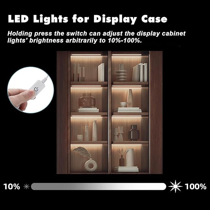 JUSJUBR Dimmable Shelf Lights - Image 4