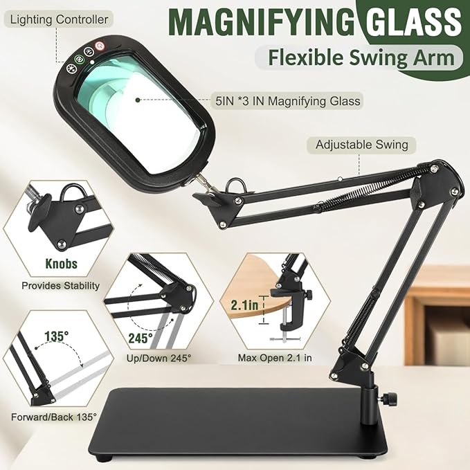 Veemagni 10X Magnifying Glass - Image 6
