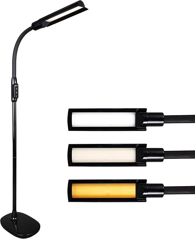OttLite WingShade LED Floor Lamp by Ottlite