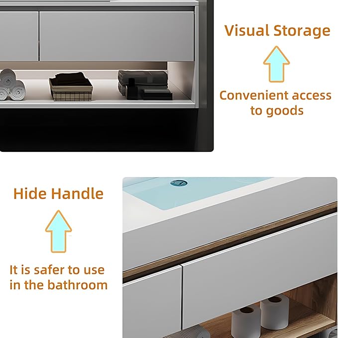 40in Luxury Bathroom Vanity - Image 7