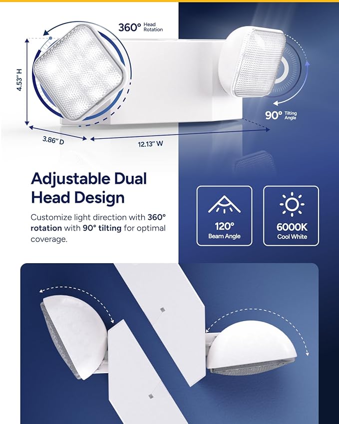 Sunco 30 Pack LED Emergency Lights, Commercial Lighting - Image 6
