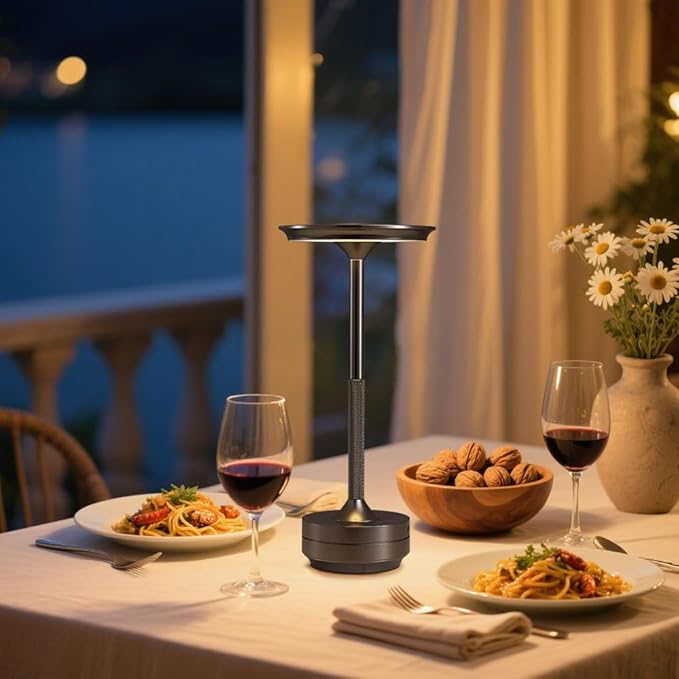 EJQ 2Pack Cordless Table Lamps, Rechargeable Portable 5000mAh Battery Powered - Image 4
