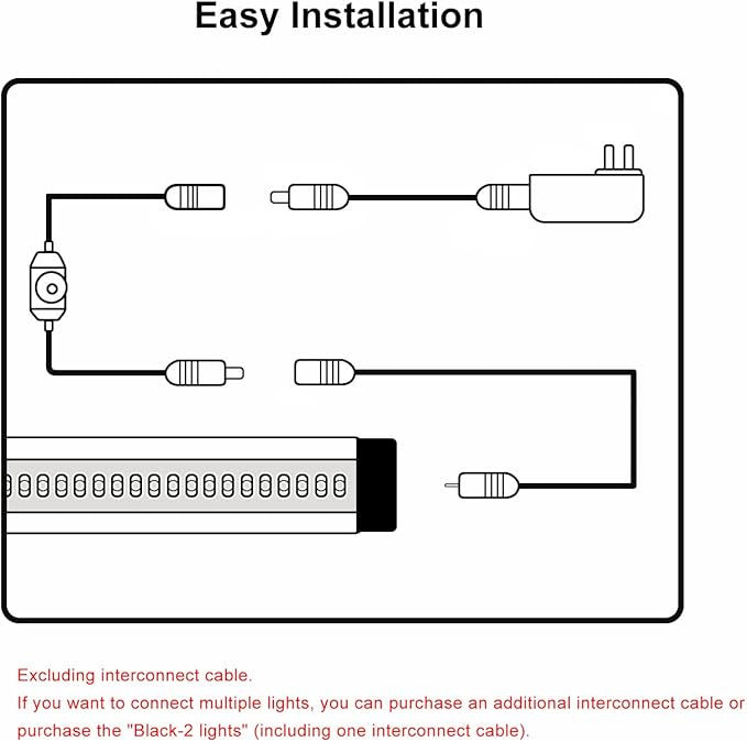 13 inch LED Under Cabinet Lighting, 12V 5W Ultra Thin Plug in Counter Light - Image 5